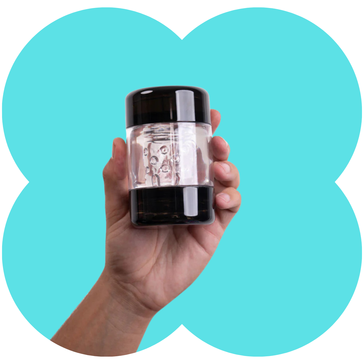 Anson Masturbator Cup by Maia - Crystal Clear Hard Cup Masturbator