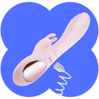 Play With Me By Blush® - Fairy Flutter - 7.75 Inch G Spot Clitoral Rabbit - 10 Dual Vibrations - 360° Massaging - Silicone - Pinkr