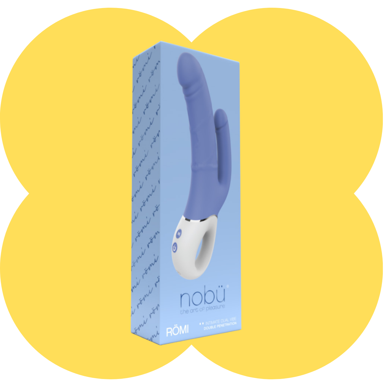 Nobü Essentials – Römi Dual Silicone Vibe – Blue