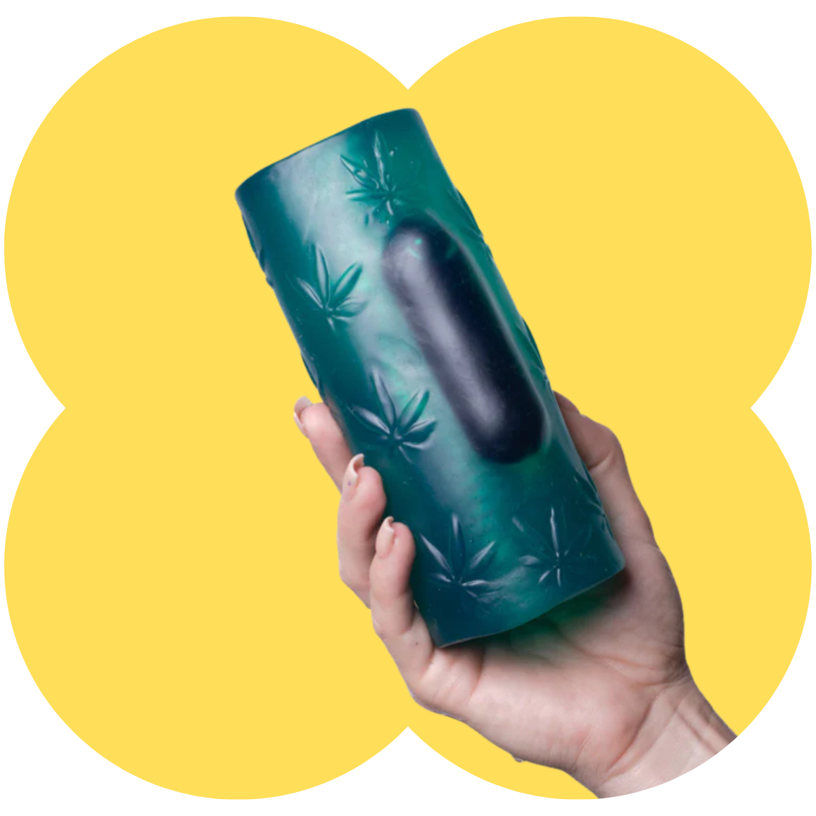 Blaze 420 by Maia | Vibrating Male Masturbator 10-Function Bullet Vibrator Soft Stretchy Sex Toy for Men