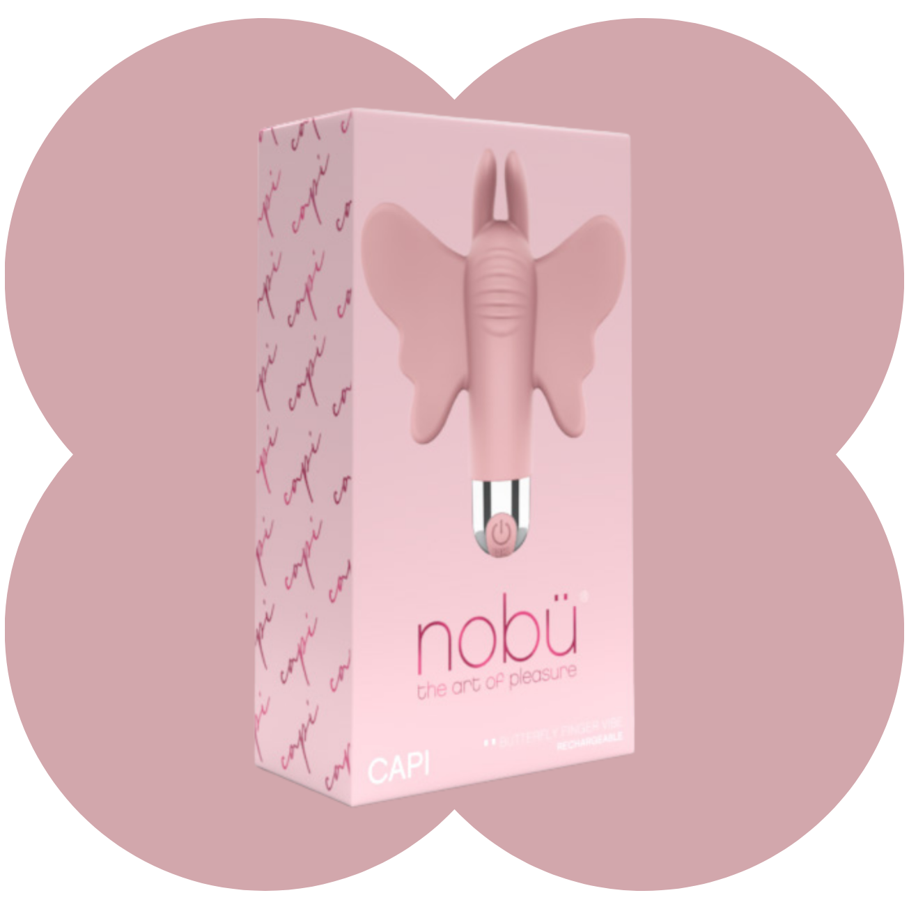 Nobü Essentials – Capi Vibrating Finger Bullet – Rose
