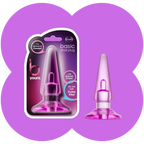 B Yours Anal Plug By Blush® - Basic Pink 4-Inch Anal Plug
