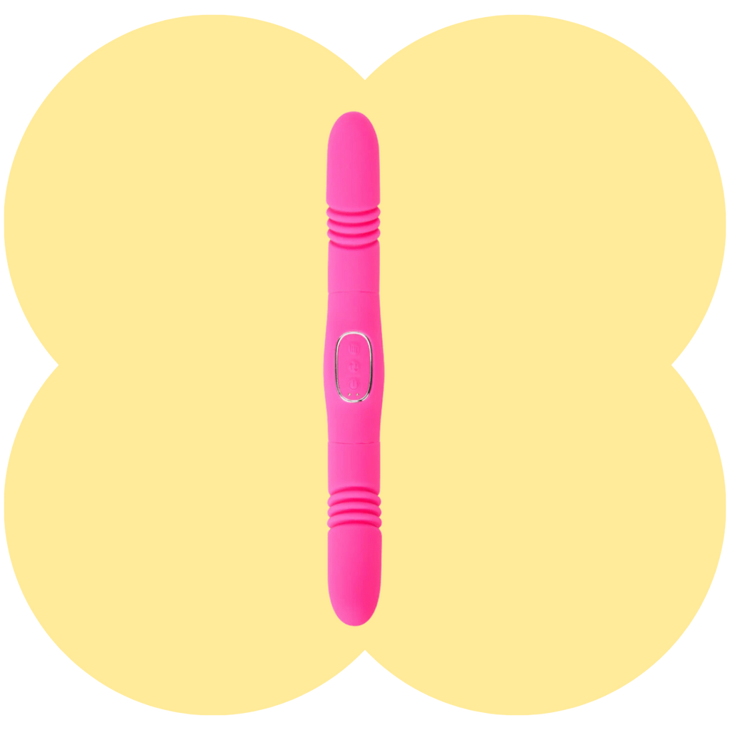 Zena Dildo by Maia - 10-Function 3-Speed Dual Thrusting Vibrating Dildo (Pink)