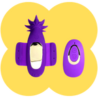 Sativa by Maia - 10-Function Remote Control Panty Vibrator Purple 420 Series