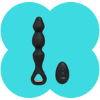 Hudson Anal Vibrator by Maia - 7.5” Beaded Silicone 10-Function Remote Control Anal Beads