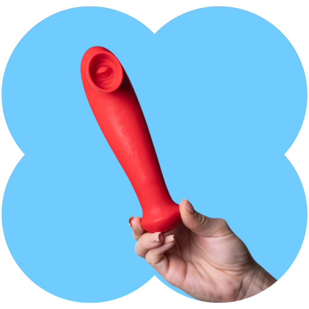 Destiny Vibrator Stimulator by Maia -  3-in-1 Stimulator with Suction + Vibration + Flickering Tongue