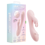 Play With Me By Blush® - Fairy Flutter - 7.75 Inch G Spot Clitoral Rabbit - 10 Dual Vibrations - 360° Massaging - Silicone - Pinkr