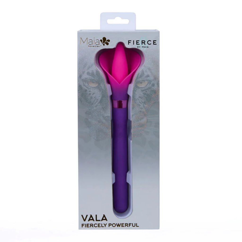 Vala Dual Motor Rechargeable Silicone Vibrator by Maia| Waterproof Multi-Speed Massager