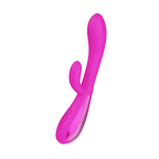 Stephanie Vibrator for Adults, Curved Vibrator Design, 10 Vibration Patterns, Body-Safe Silicone, Waterproof and Rechargeable - Pink by Pure Envy