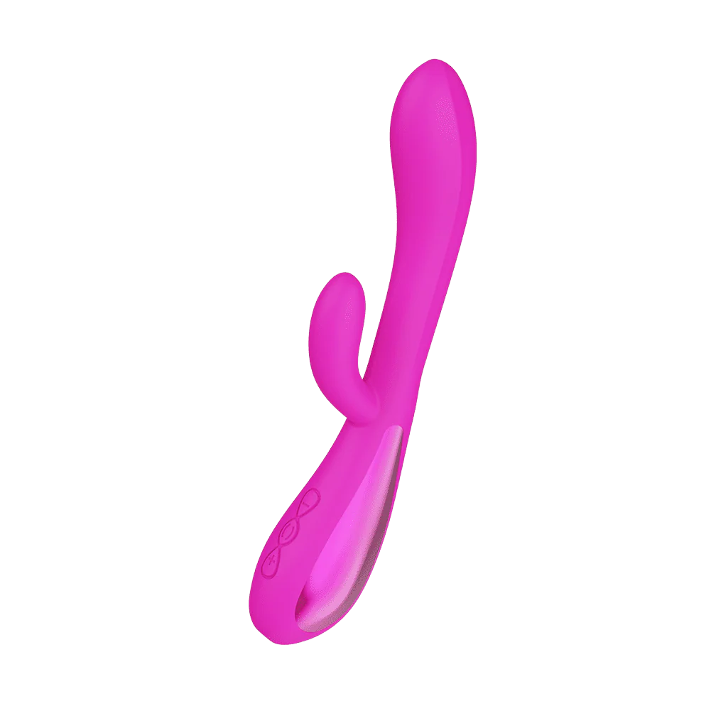 Stephanie Vibrator for Adults, Curved Vibrator Design, 10 Vibration Patterns, Body-Safe Silicone, Waterproof and Rechargeable - Pink by Pure Envy