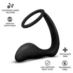 Anal Adventures Platinum By Blush® - Black 8-Inch Anal Plug